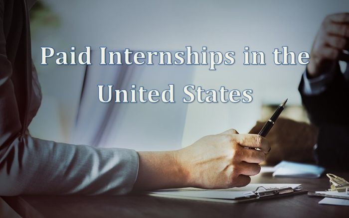 Paid Internships in the United States