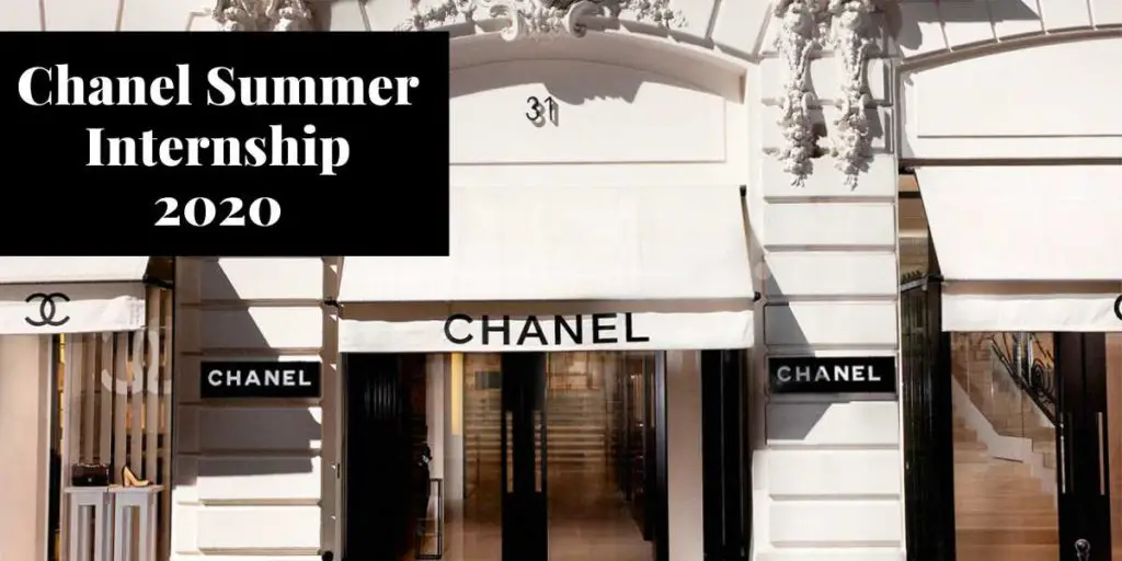 Chanel Summer Internship 2020
