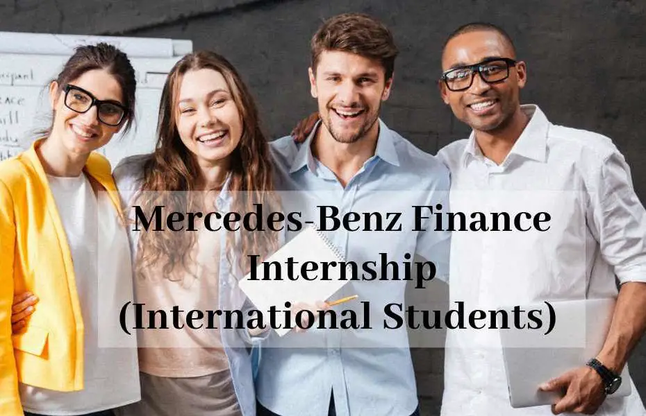 Mercedes-Benz International Internship in Finance (3 Positions)