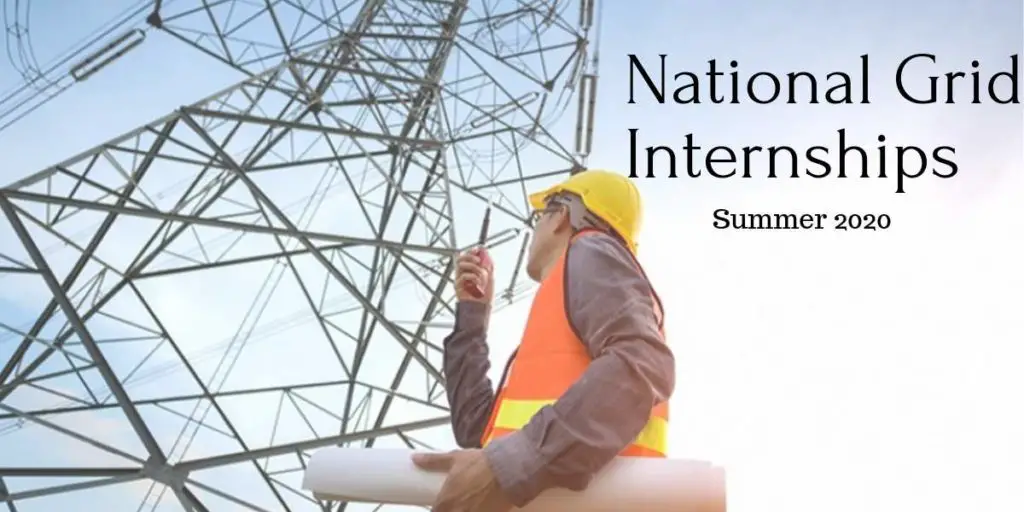 National Grid Summer Internships 2020