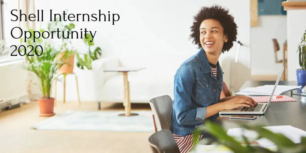 Shell Internship Opportunity 2020