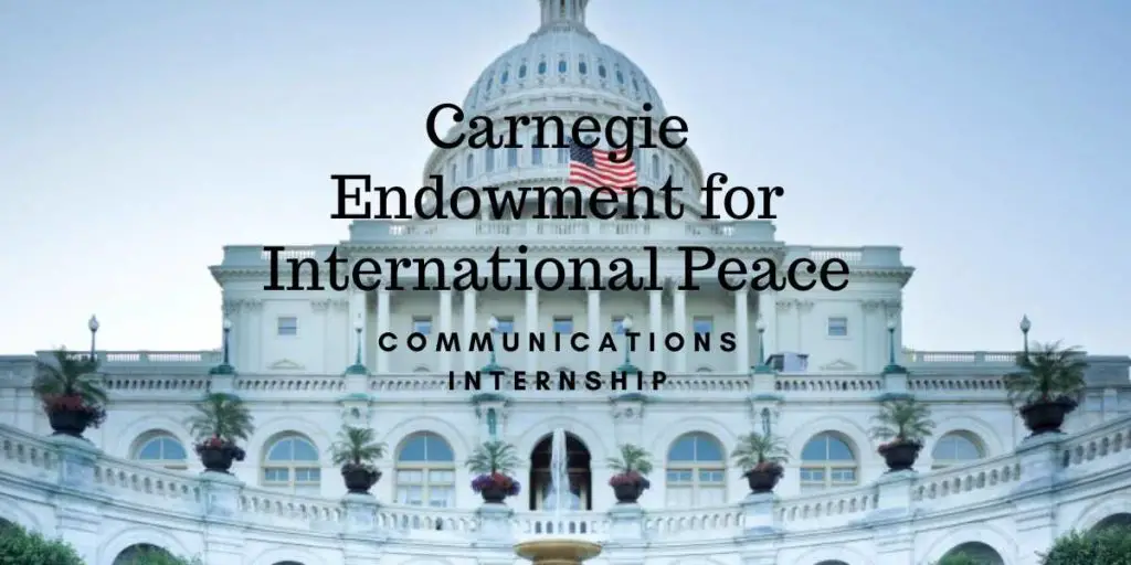 Carnegie Endowment for International Peace Communications Internship