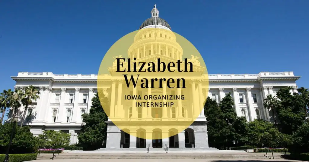Elizabeth Warren Iowa Organizing Internship