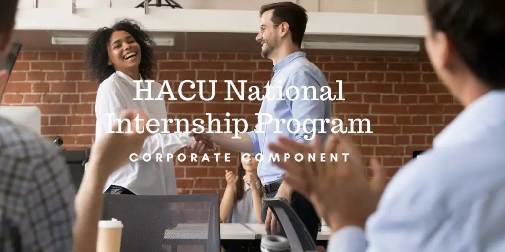HACU National Internship Program - Corporate Component