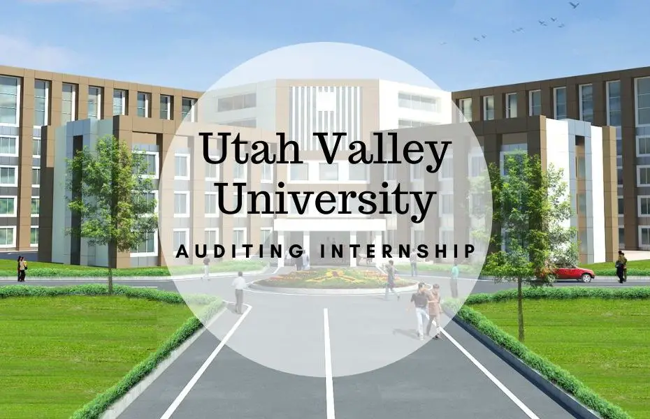Utah Valley University Auditing Internship