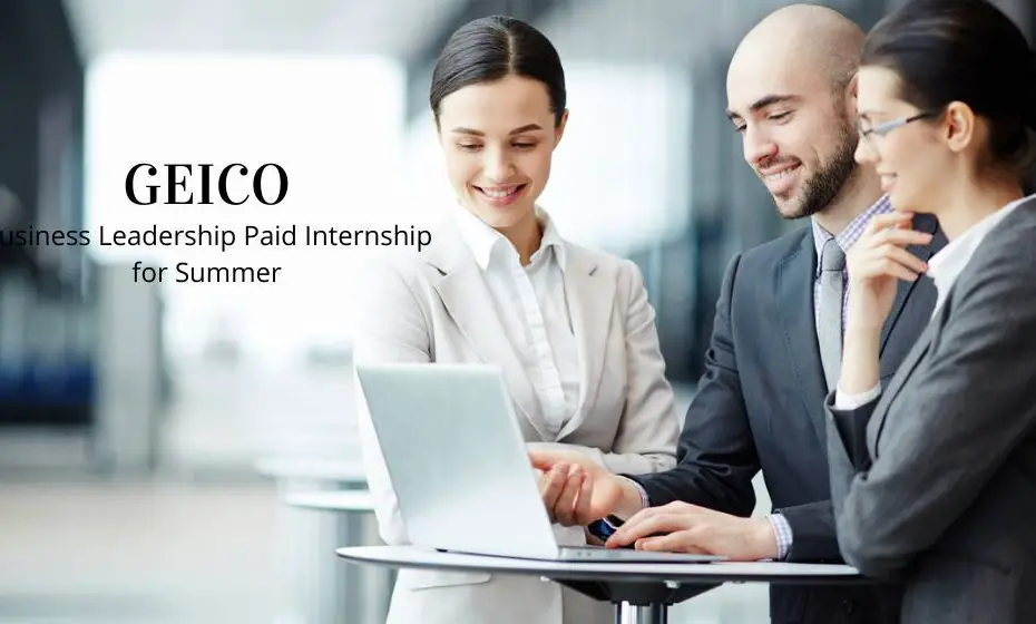 GEICO Business Leadership Paid Internship for Summer