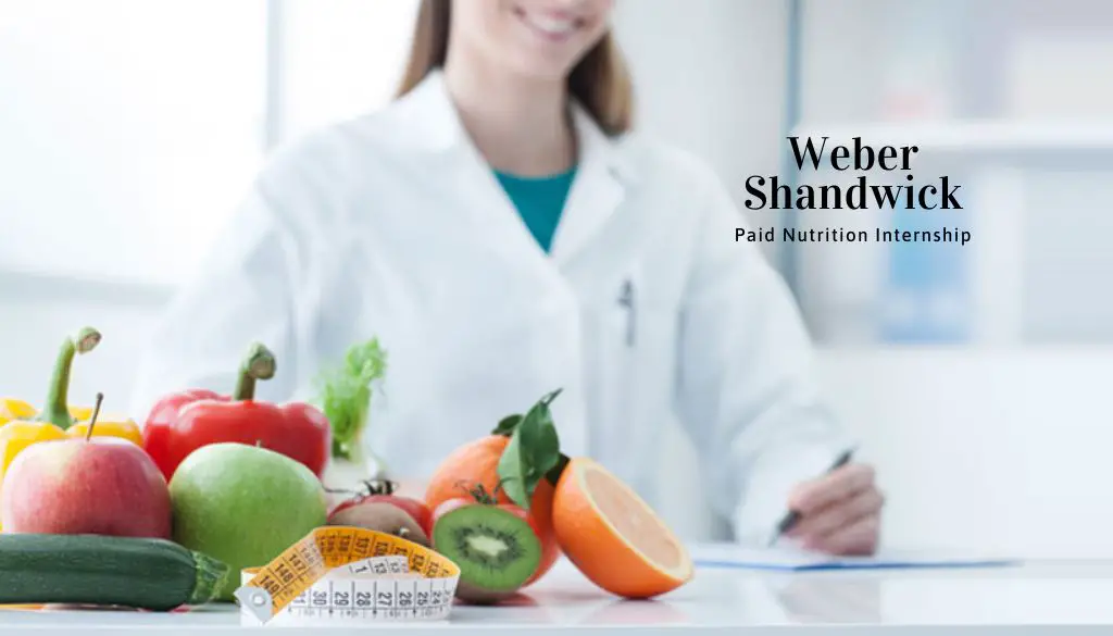Weber Shandwick Paid Nutrition Internship 2022 2023 Big Internships