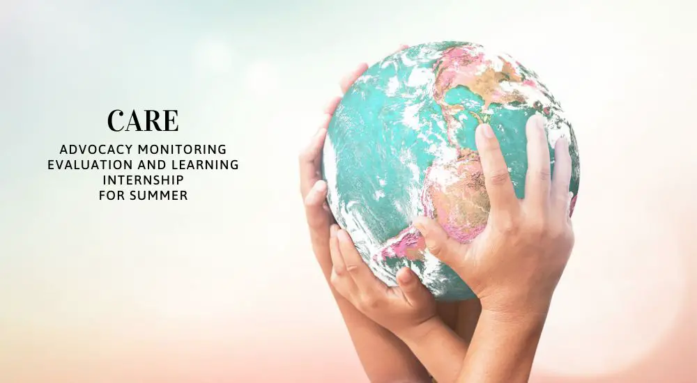 Care Advocacy Monitoring Evaluation And Learning Internship for Summer