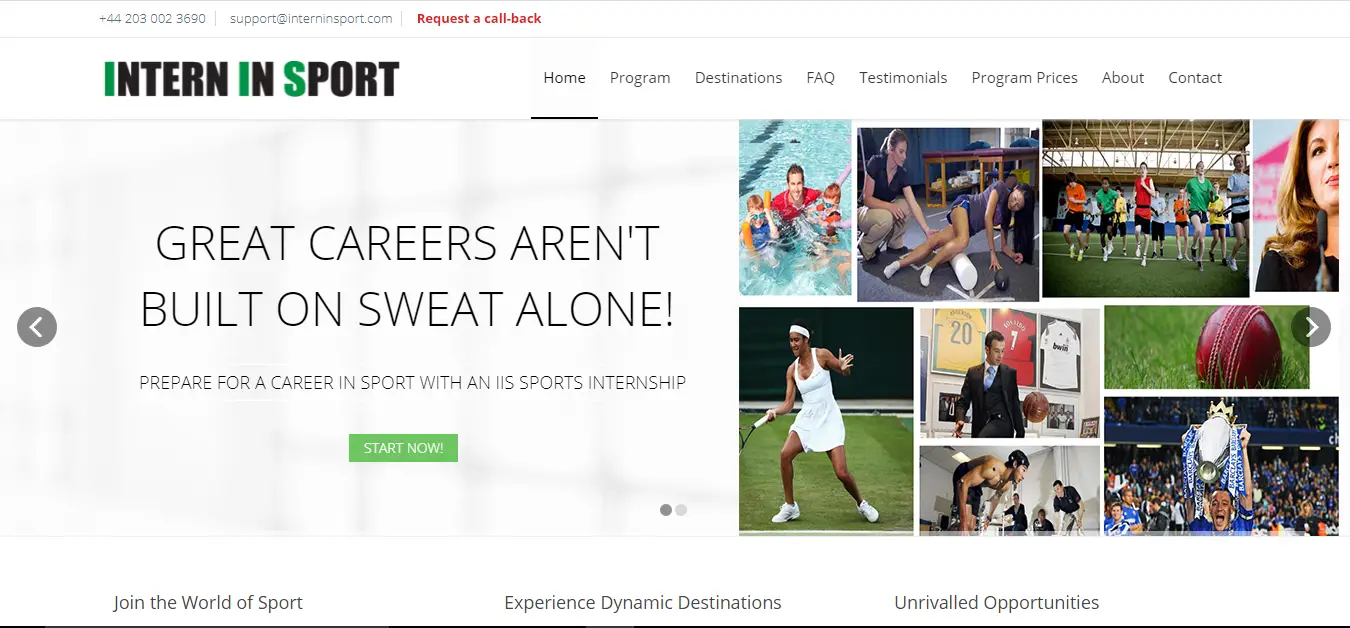 Best International Sports Management Internships