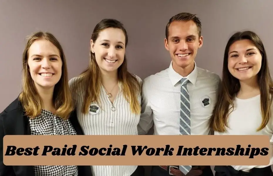 Best Paid Social Work Internships