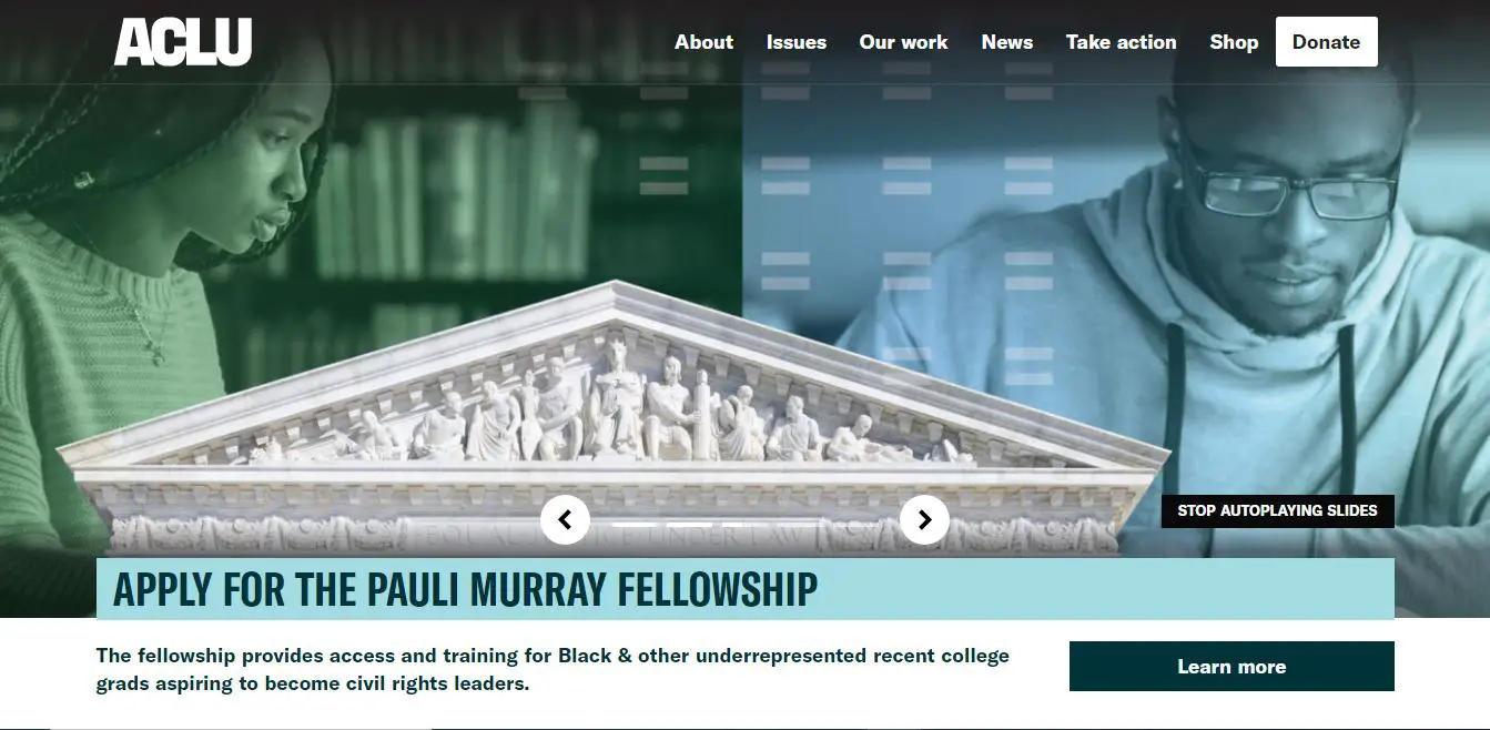 Best ACLU Undergraduate Internships 2022 2023 Big Internships
